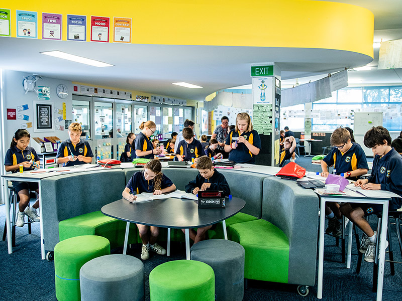 Modern learning spaces at St Mary's Primary