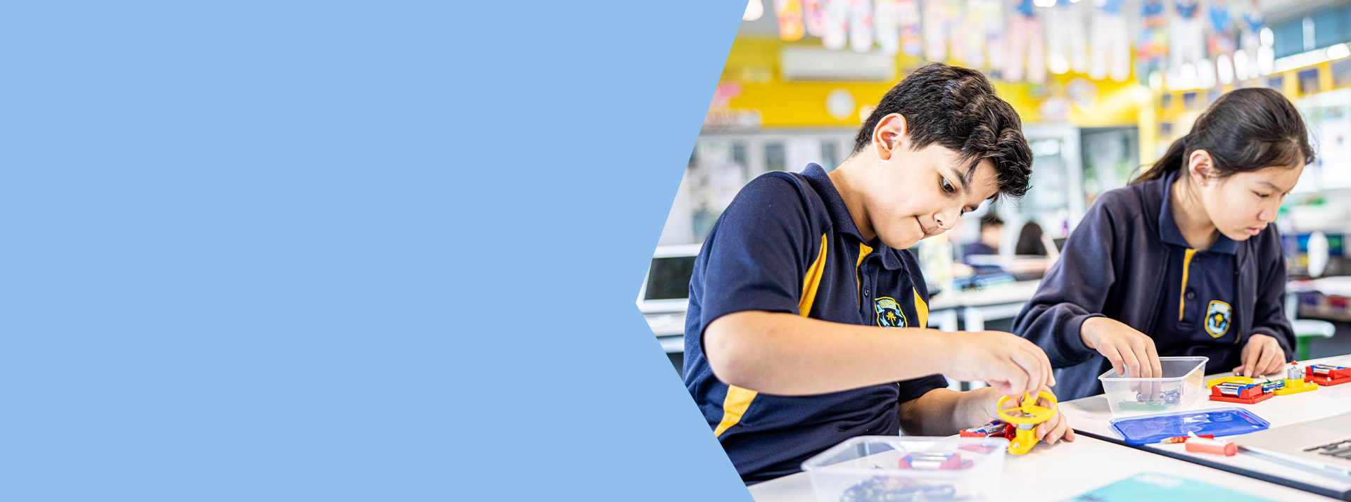 Students learning in the classroom at St Mary's Primary School Rydalmere